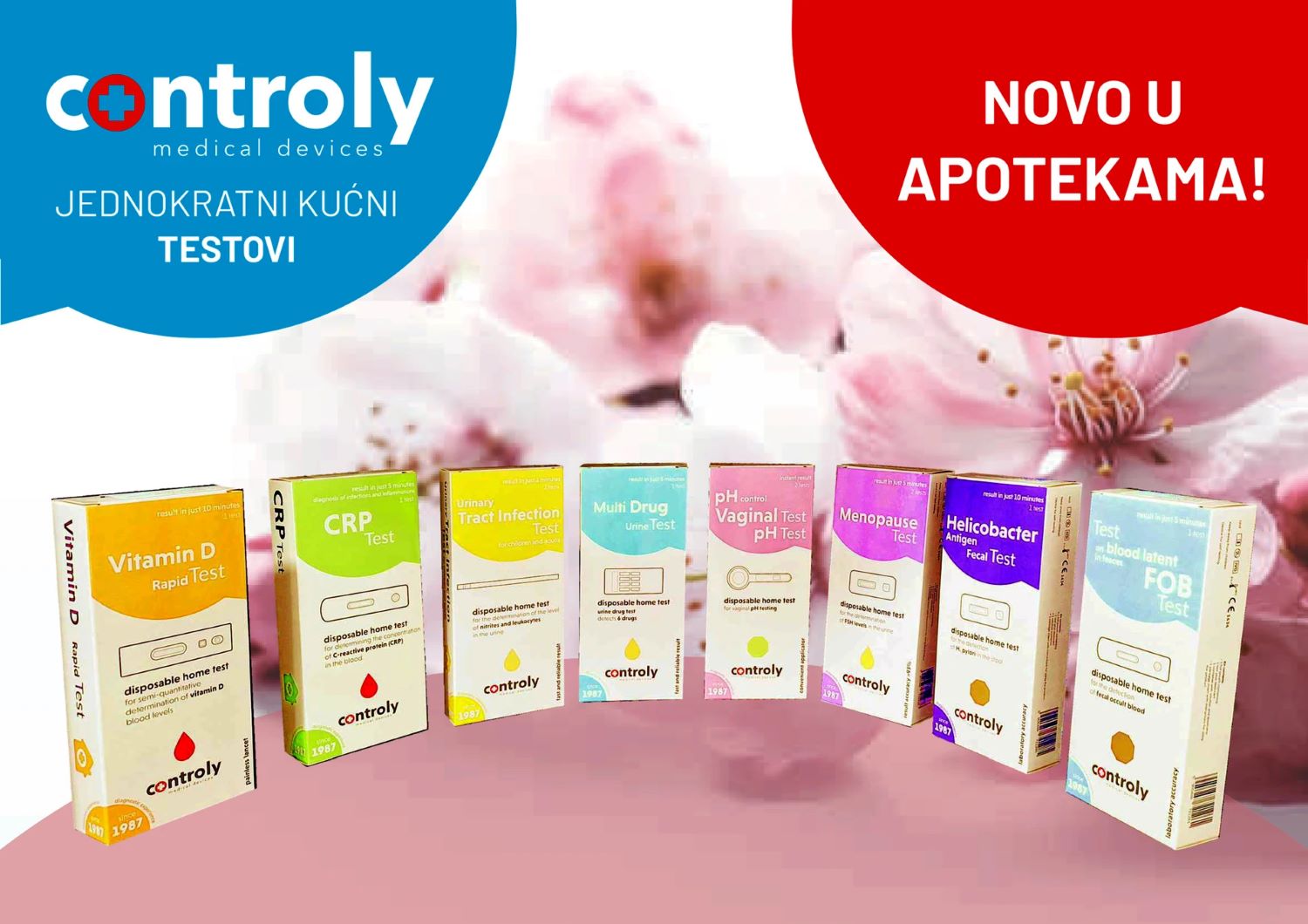 HYDREX – CONTROLY jednokratni kućni testovi