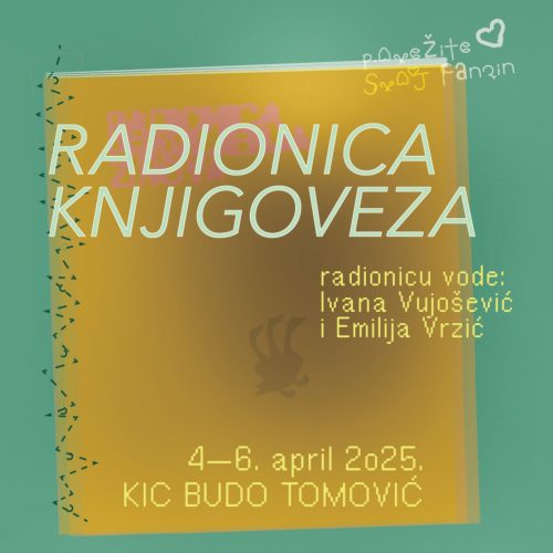 Radionice fanzina i knjigoveza u KIC-u