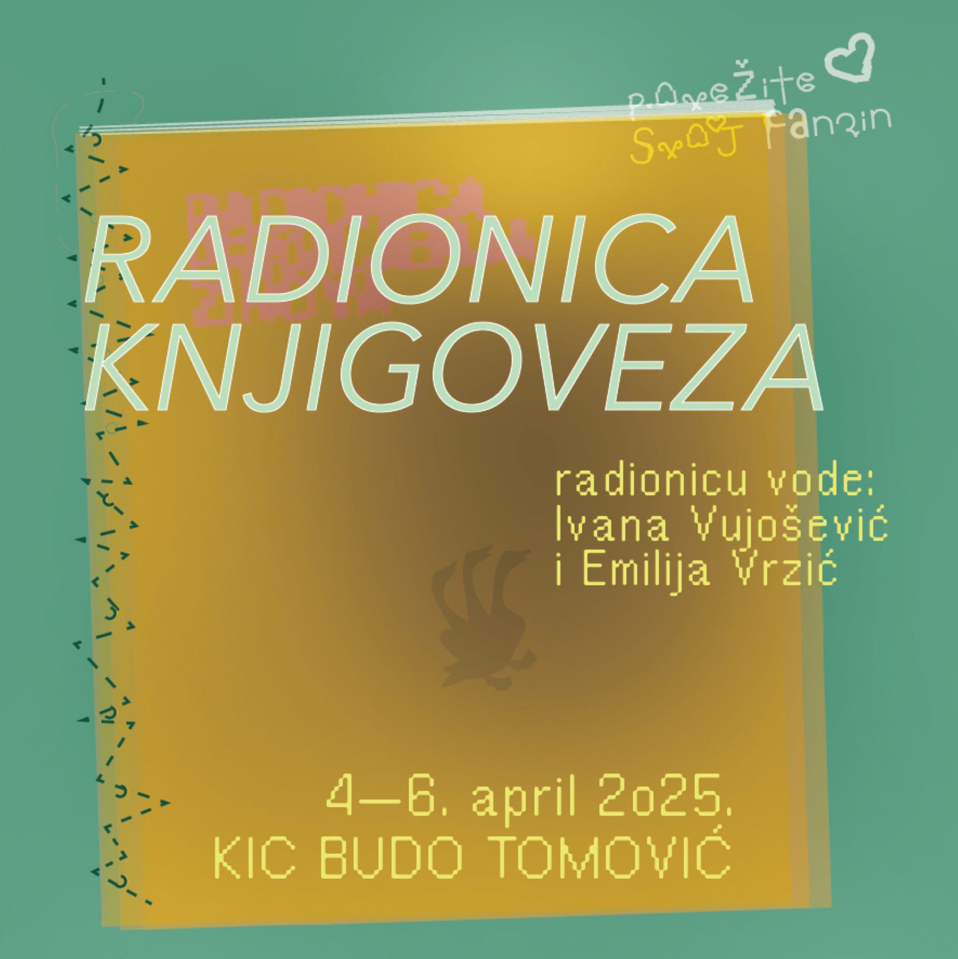 Radionice fanzina i knjigoveza u KIC-u