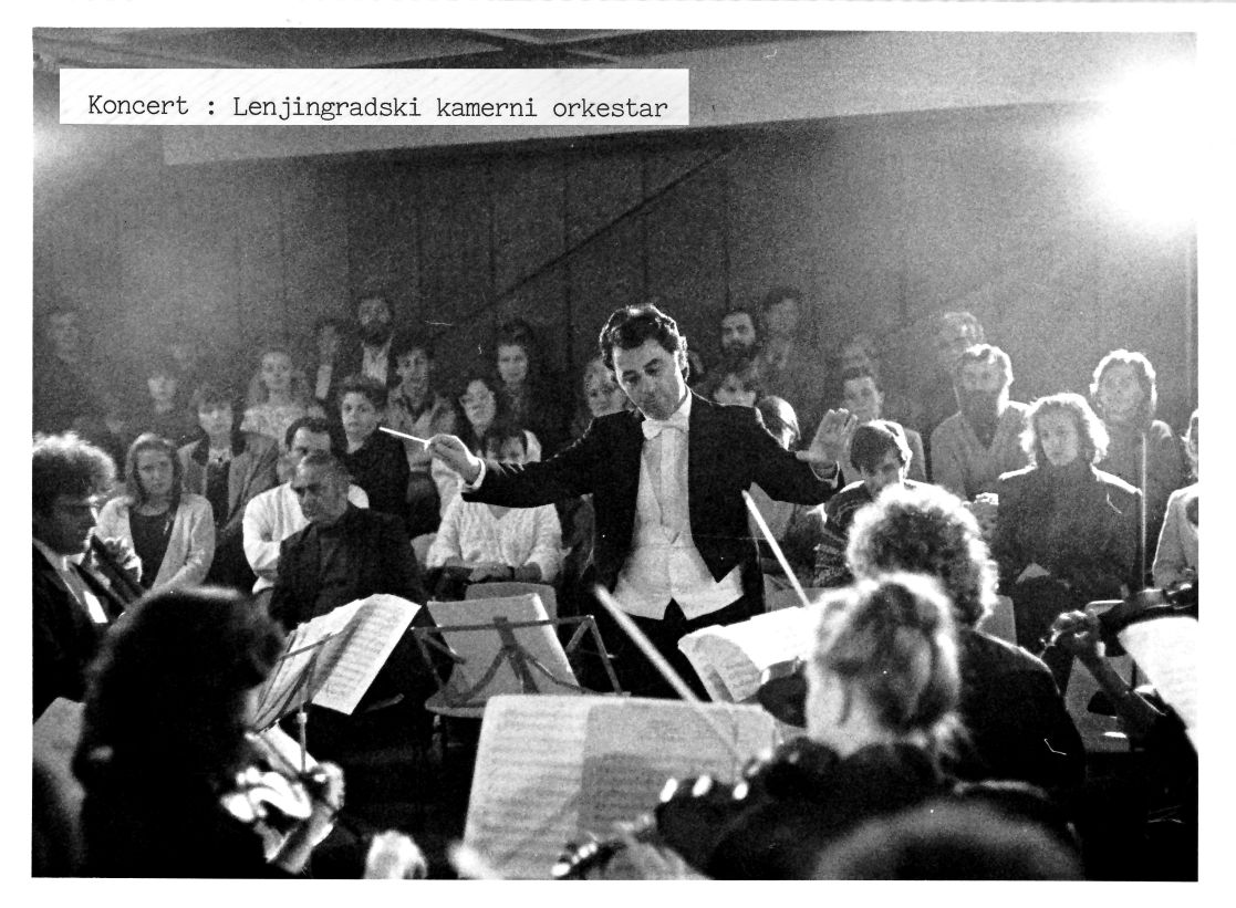 KONCERT LENJINGRADSKOG KAMERNOG ORKESTRA 1990.