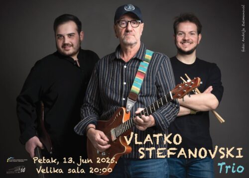 Vlatko Stefanovski trio 13. juna u KIC-u