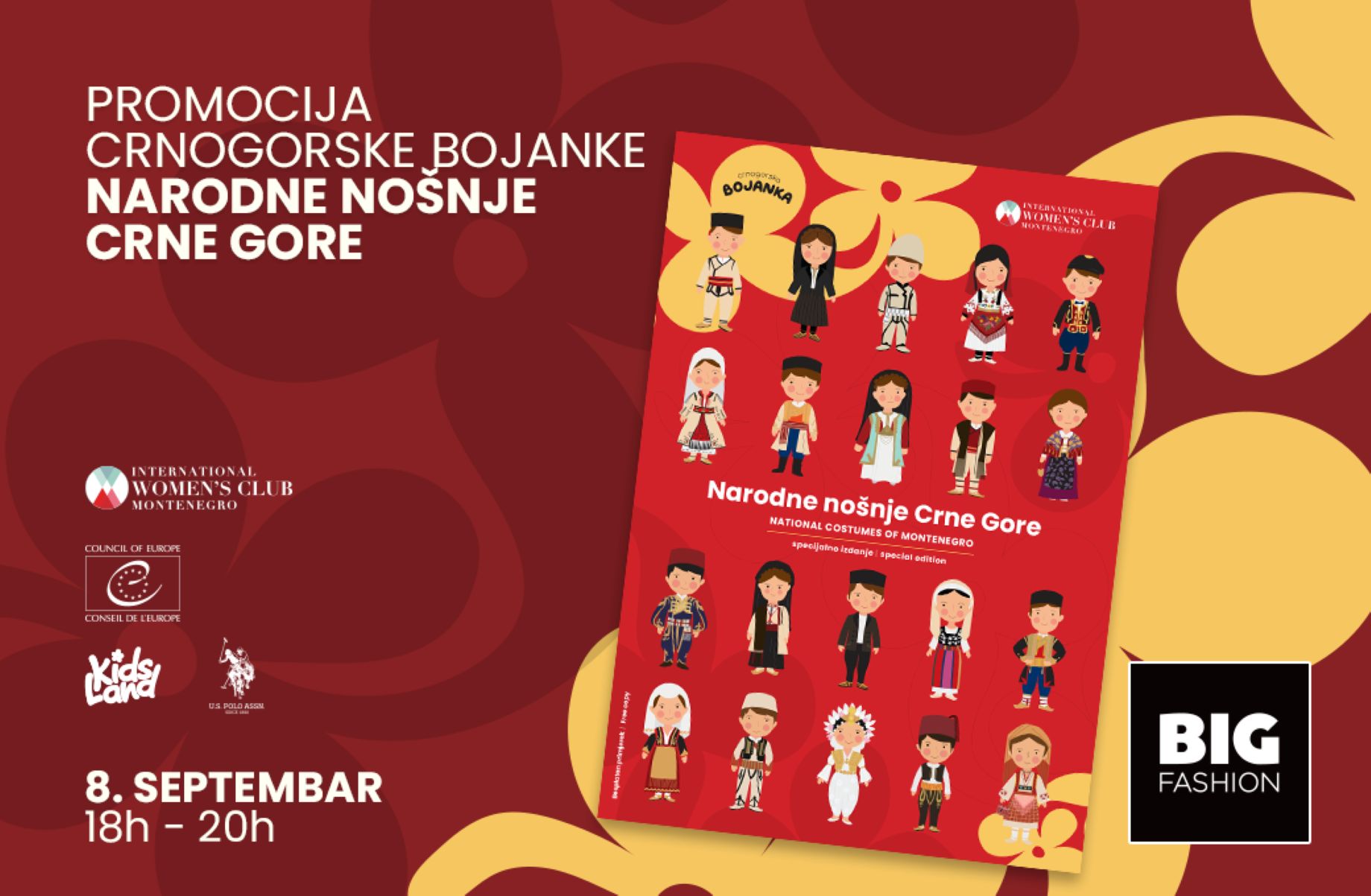 Crnogorska bojanka - “Narodne nošnje Crne Gore”