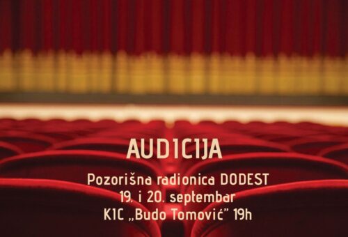 Pozorišna radionica DODEST - audicija
