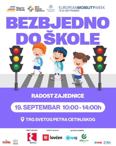 Manifestacija „Sigurno do škole“ – 19. septembar