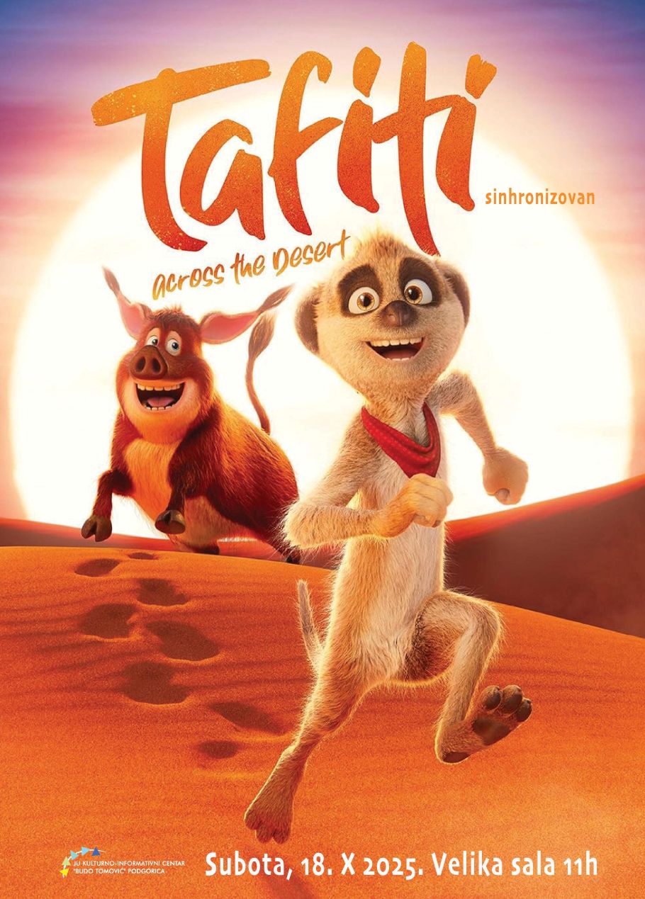 Animirani film „Tafiti - pustinjska avantura” u KIC-u
