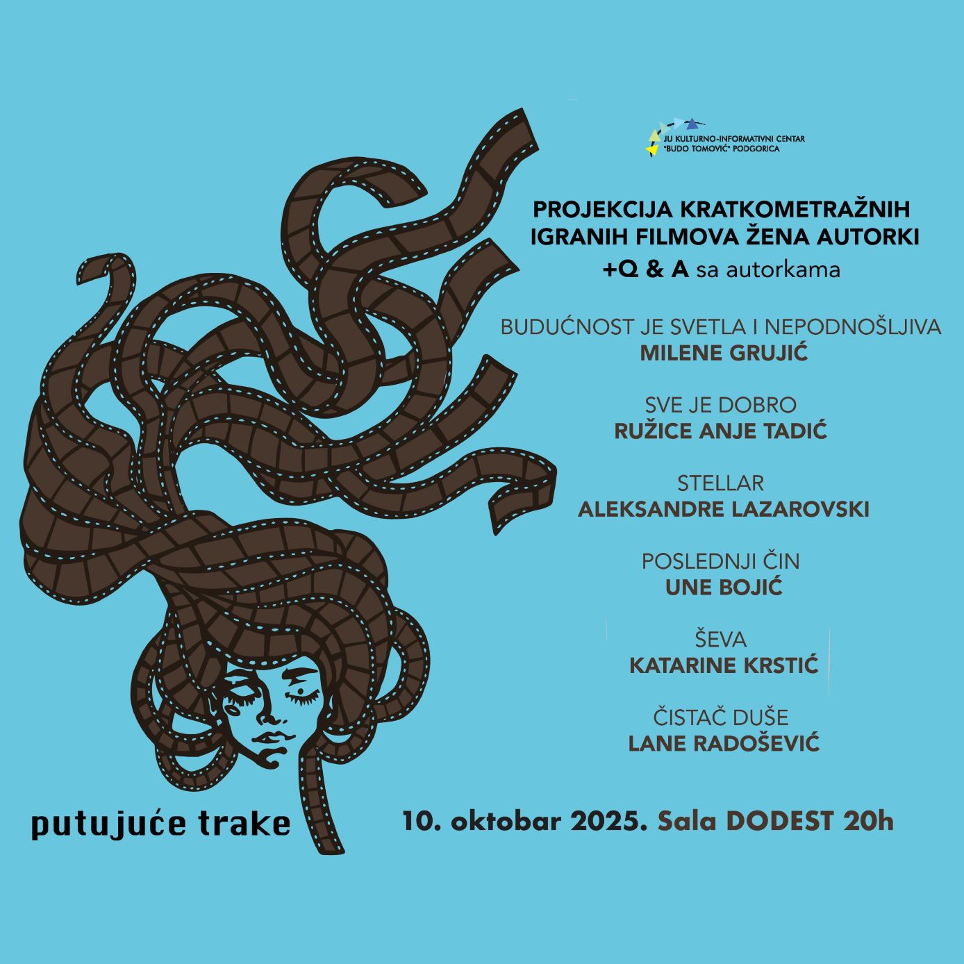 Veče filmskih autorki „Putujuće trake” u KIC-u