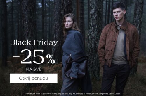 Premium BLACK FRIDAY u XYZ radnji i online: popusti od 25% na najkvalitetnije brendove