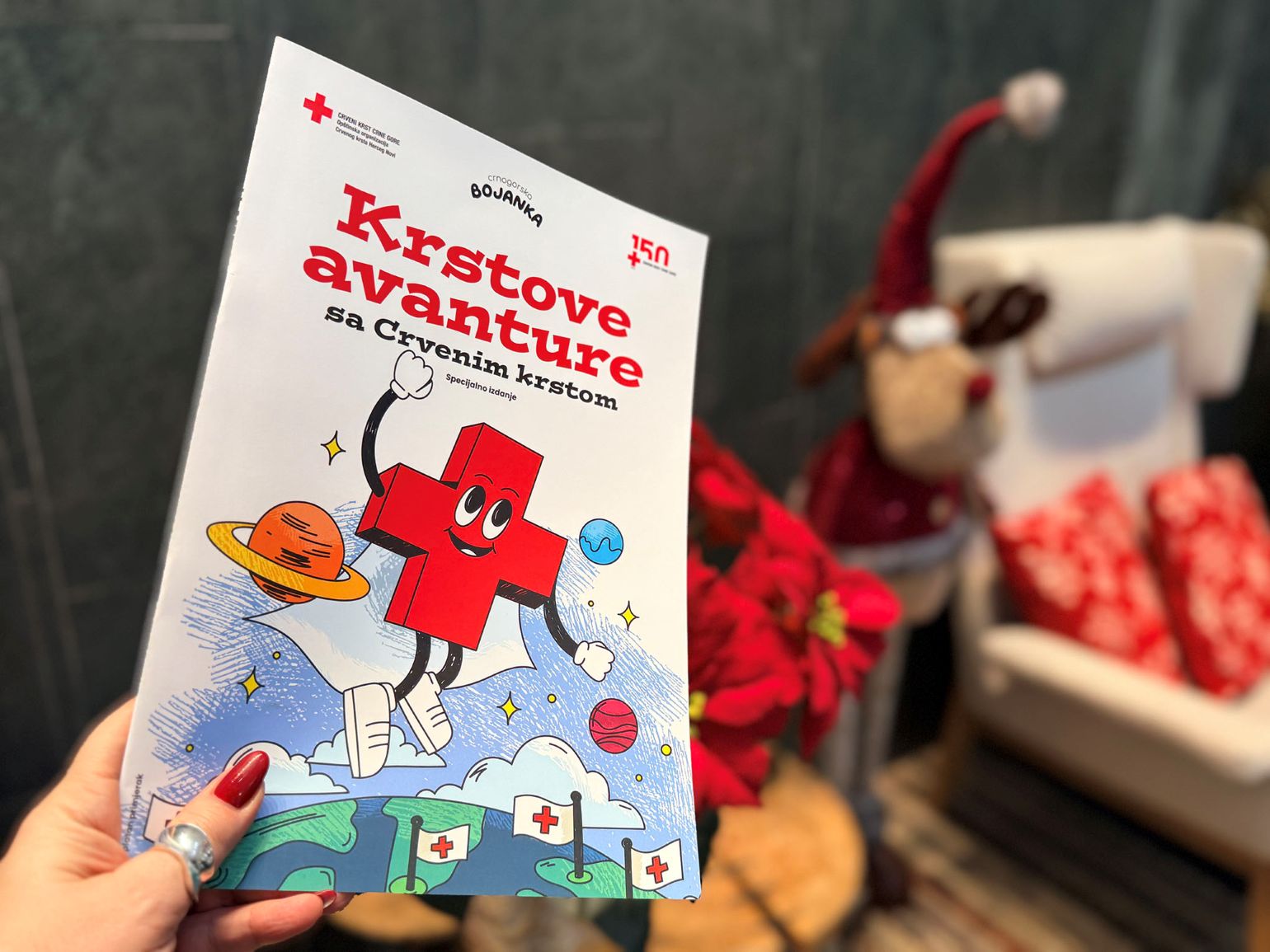 Krstove avanture sa Crvenim krstom - nova Crnogorska bojanka o vrijednostima koje ostaju