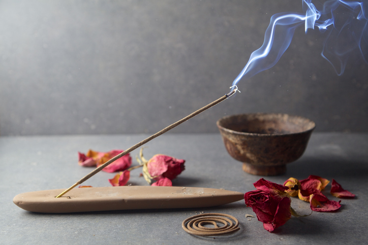 Incense stick. Aromatherapy