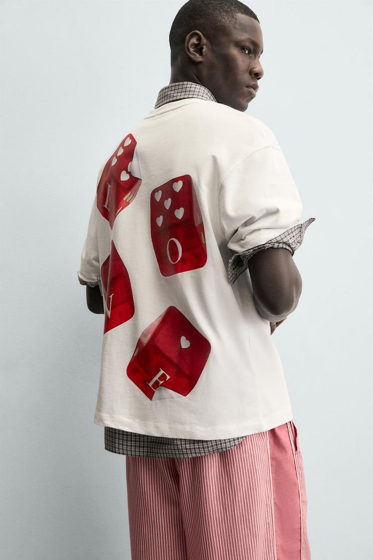 MAJICA SA PRINTOM KOCKICA 25,95