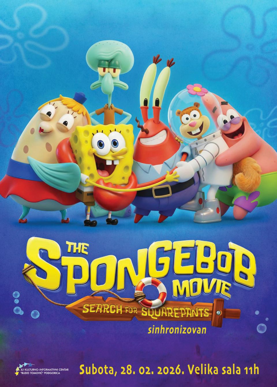 Film „Sunđer Bob - Prokletstvo pirata” u KIC-u