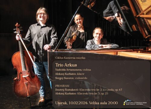 Klavirski trio „Arkus” u KIC-u