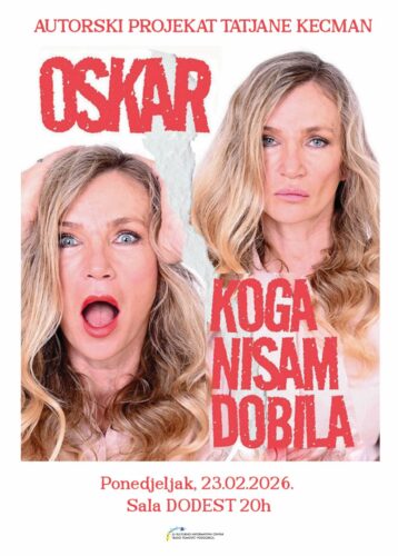 Monodrama „Oskar, koga nisam dobila” u KIC-u
