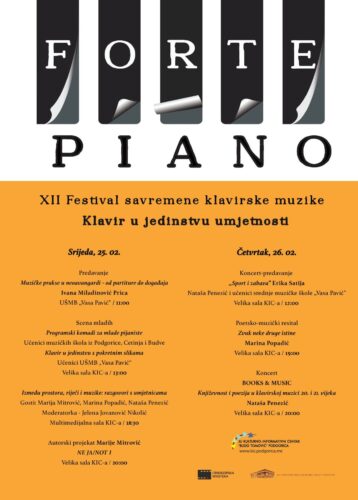 XII Festival savremene klavirske muzike „Forte piano
