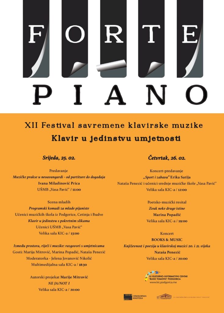 XII Festival savremene klavirske muzike „Forte piano