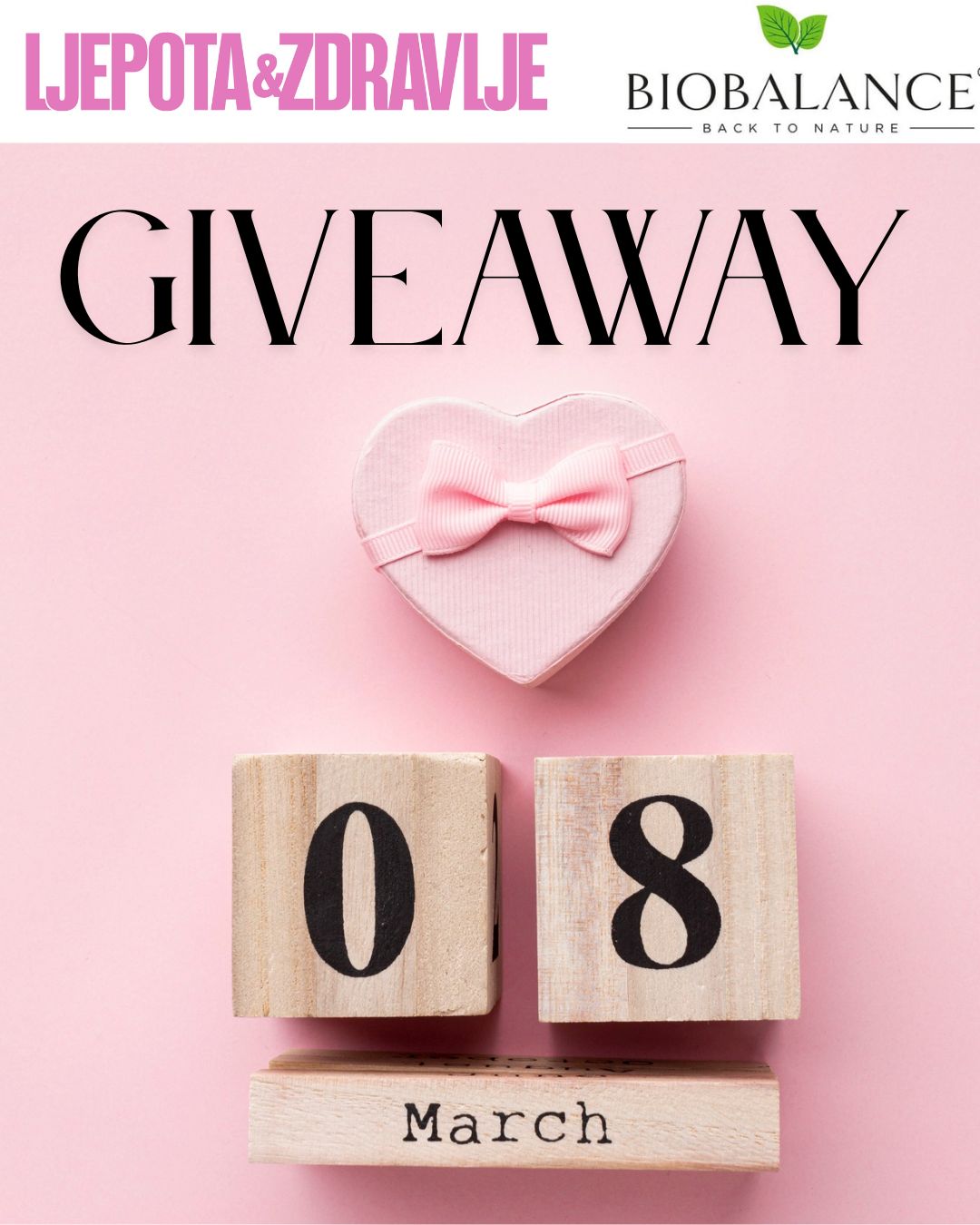 Ljepota&Zdravlje i BioBalance darivanje: Osvojite BioBalance beauty paket!