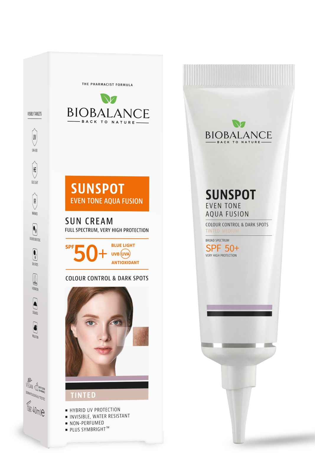 bb sunspot cream medium box+tube new
