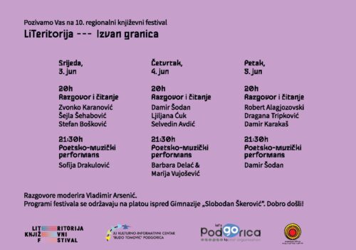Deseti regionalni književni festival „LiTeritorija“
