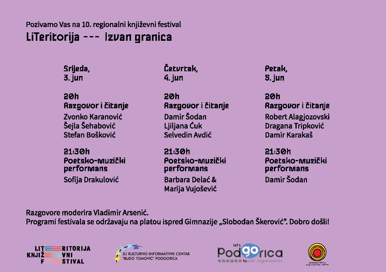 Deseti regionalni književni festival „LiTeritorija“