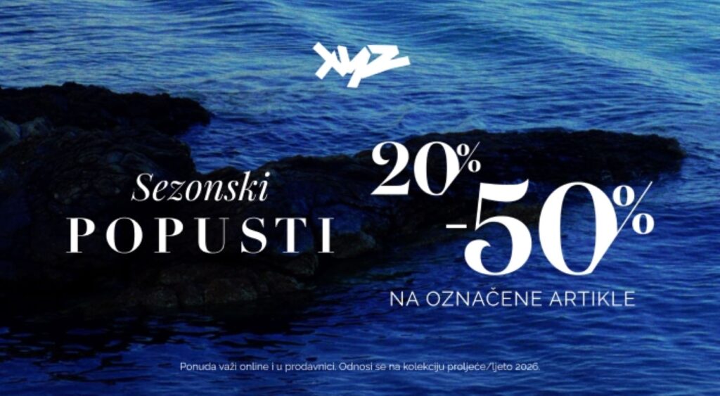 Odabrane kolekcije premium brendova sada do 50% povoljnije u XYZ Fashion Store!