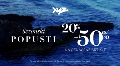 Odabrane kolekcije premium brendova sada do 50% povoljnije u XYZ Fashion Store!
