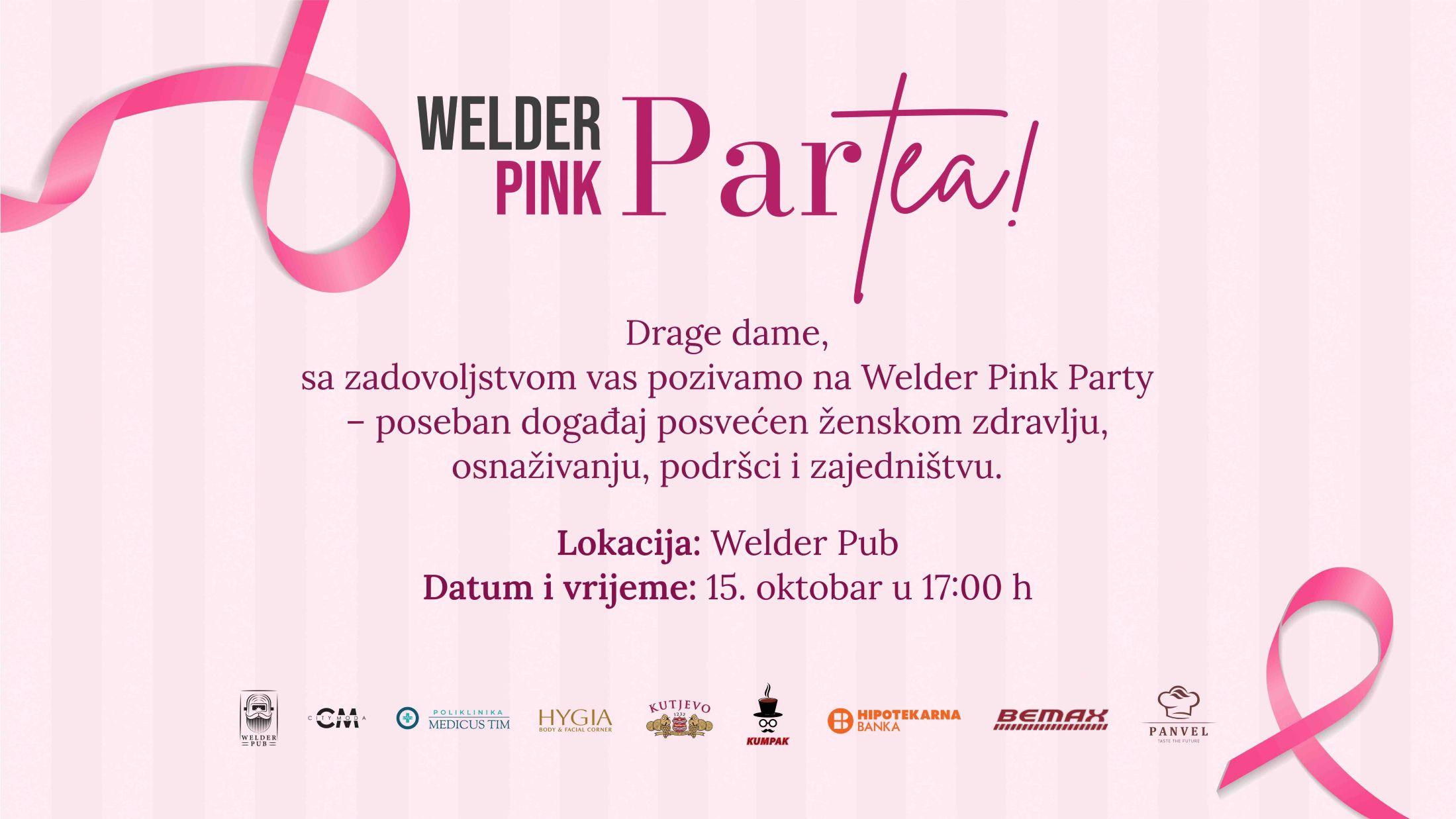 Welder Pink ParTea: Veče posvećeno ženskom zdravlju, podršci i osnaživanju