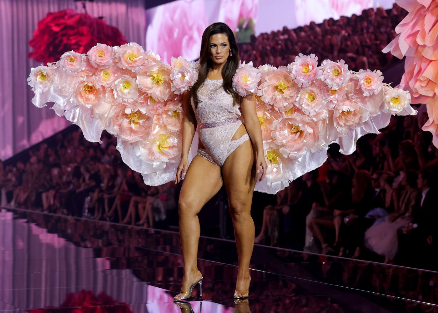 Ashley Graham walks the runway for the Victoria's Secret Fashion Show 2026 on October 18, 2026 in Los Angeles, California. (Photo by Frazer Harrison/Getty Images for Victoria's Secret)