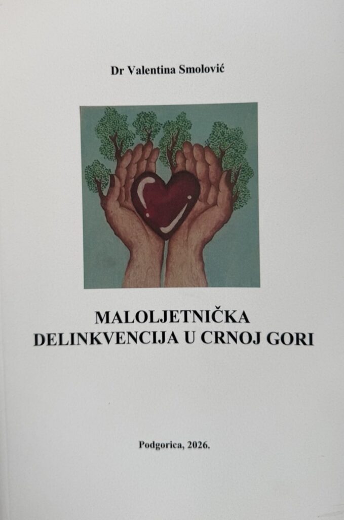 Promocija monografije „Maloljetnička delinkvencija u Crnoj Gori” u KIC-u